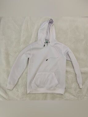 White Hoodie Sweatshirt Unisex Hoody